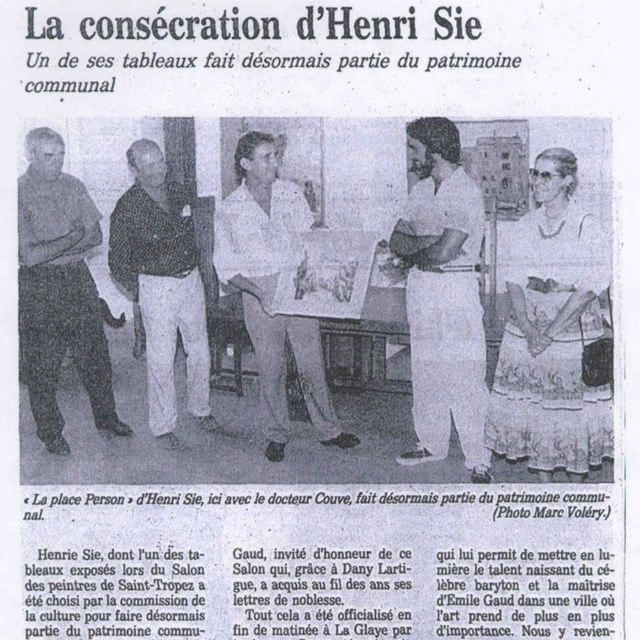 article Henri Sié